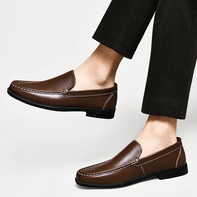Male Comfy Walking Shoe Genuine Leather Slip on Mens Loafers New Trend Casual Shoes Men Designer Moccasins Hot Sale Drive Shoes