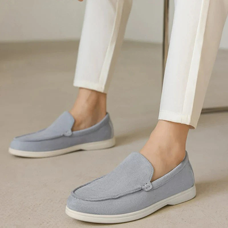 Men’s Casual Leather Shoes – Soft Comfort Walking Loafers for Daily Wear