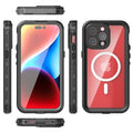 Shellbox hot sales 360 full coverage shockproof dustproof IP68 professional waterproof phone case for iPhone15pro 13 14promax 15