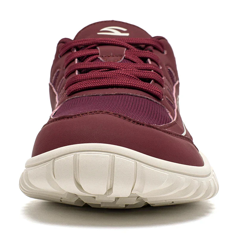 Unisex Wide Toe Sneakers Outdoor Travel Breathable Shoes Comfortable Lace Up Walking Sneakers