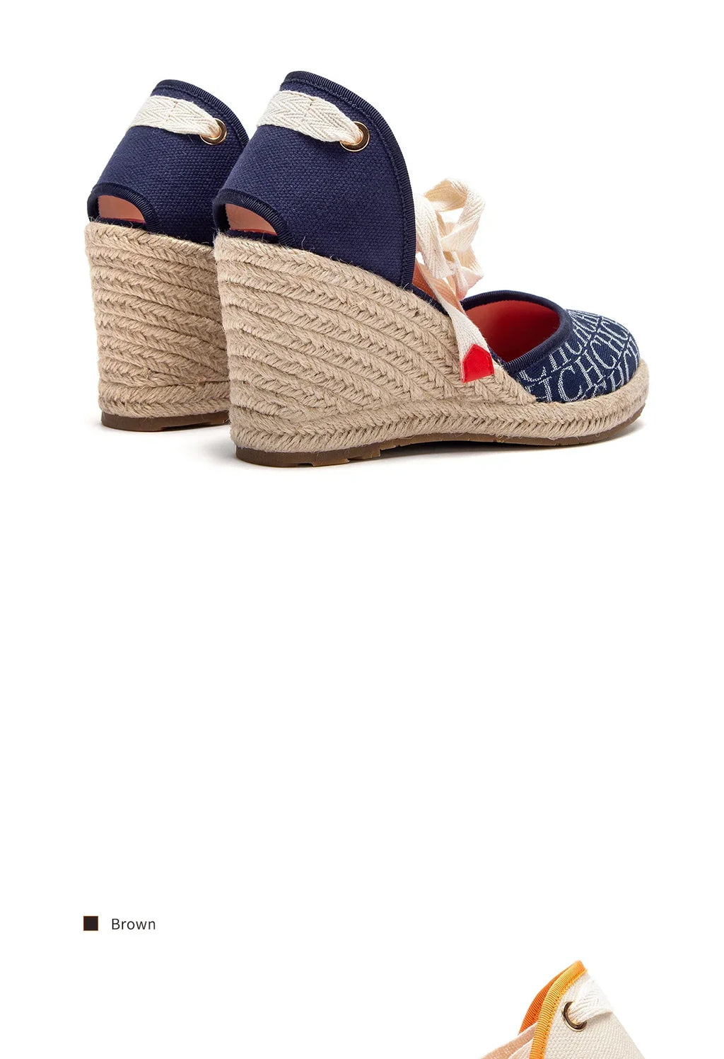 Women's High Heels Summer Espadrillle Platform Wedge 2025 Sandals Closed Toe Ankle Strap Lace up Beach Vacation Party 8cm