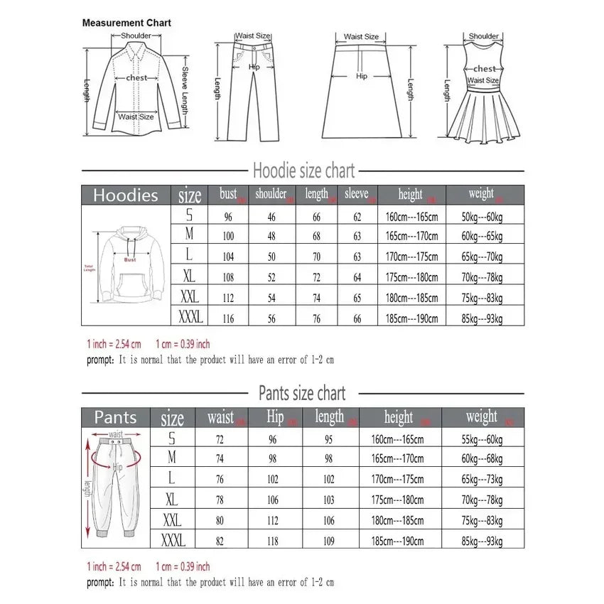Winter hoodie set, pants, casual jogging clothes, sportswear, sportswear