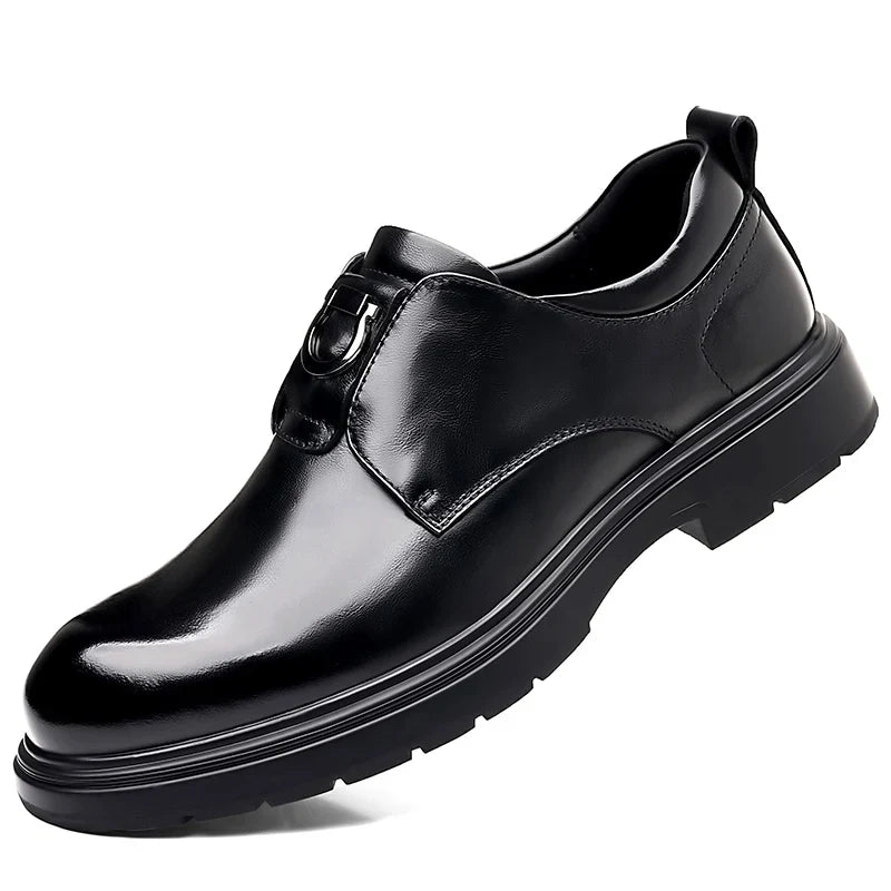 Business Men Shoes Patent Leather Man Brogues Shoes Fo Man Dress Shoe Loafers Pointed Toe Male Moccasins Plus Size Shoes for Men