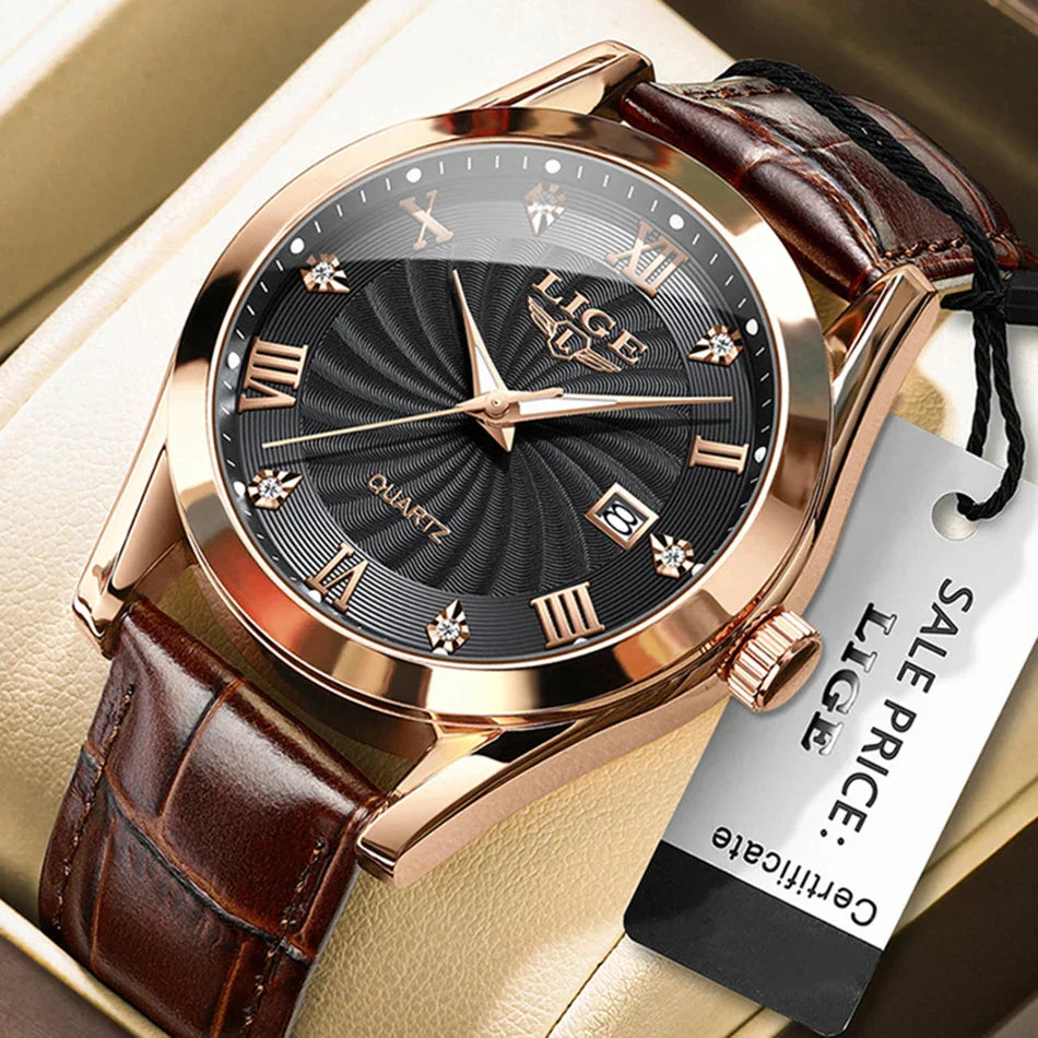 Women Watch Fashion Leather Military Sport Waterproof Watches For Women Top Brand Luxury Women's Bracelet Watch Reloj Mujer