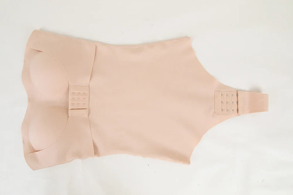 Large Size Strapless Thong Bodysuits Women Belly Control Full Body Shaper Adjustable Bust Removable Push Up Breast Underwear 4XL