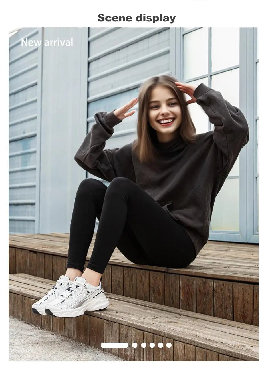 Women Running Shoes Lightweight Breathable Sport Shoes Female Comfort White Casual Sneakers Height Increase Cushioning