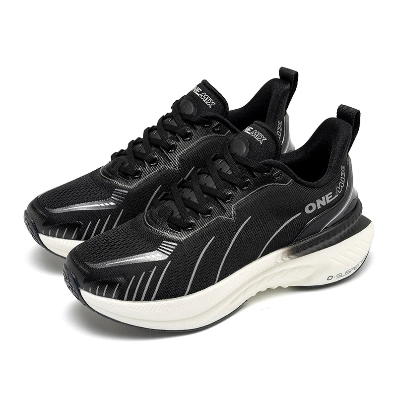 New Cushioning Running Shoes For Men Suitable Heavy Runners Lace Up Sports Women Non-slip Outdoor Athletic Male Sneakers
