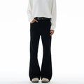 Fashion Men's Vintage Disco Flared Pants Solid Stretch Slim Fit Trousers Hippie Style Casual Wide Leg Pants Male Streetwear