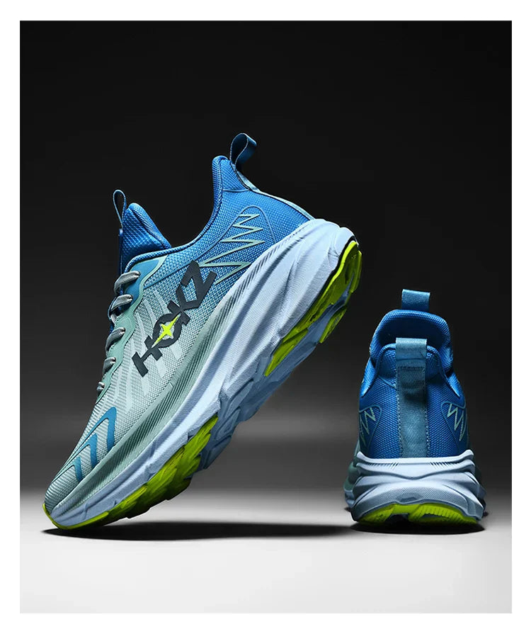 Carbon Plate Air Cushion Running Shoes for Men Soft Chunky Sneakers Women Daily Commuting Shoes Outdoor Casual Walking Shoes
