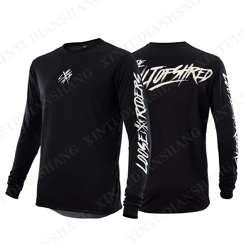 2023 Loose Rider Mens Long Sleeve Jersey BMX Enduro Downhill Jerseys MTB Mountain Bike Shirts Off Road DH Motorcycle Jersey