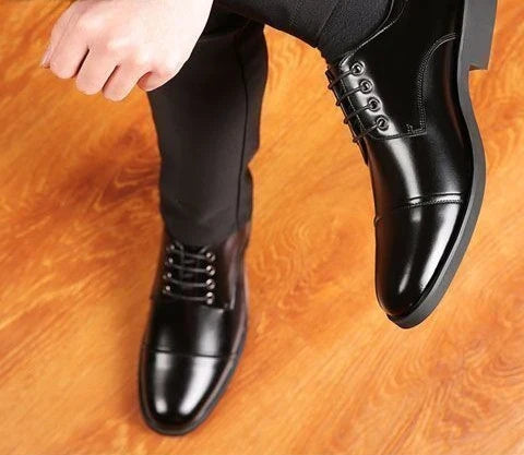 Round Toe Lace Up Business Social Shoe for Men Casual High Quality Fashion 2025 Style New Spring Autumn Dress Loafers Shoes Man