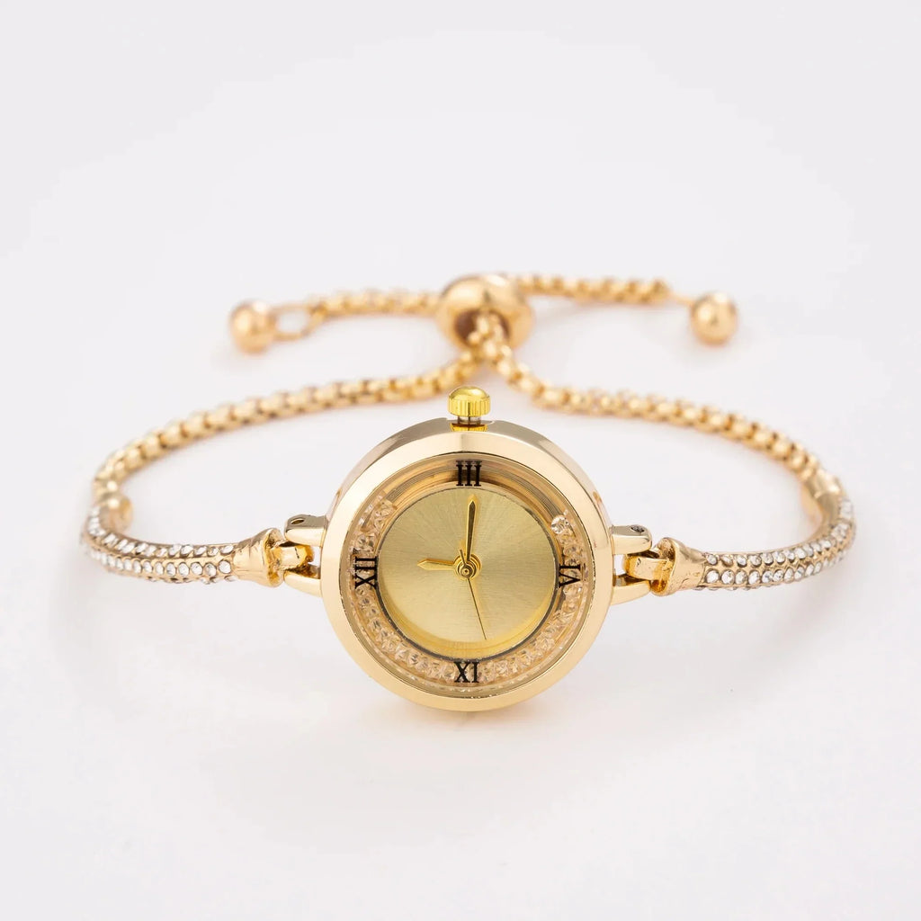 Fashion Luxury Women's Watch Gold Fine Strap Ladies Watch For Bracelet Montre Femme Female Wrist Watch Women Clock Relojes