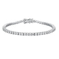 2mm D Color Moissanite Tennis Bracelets for Woman Man Sparkling Diamonds with GRA s925 Sterling Sliver Hip Hop Bracelet