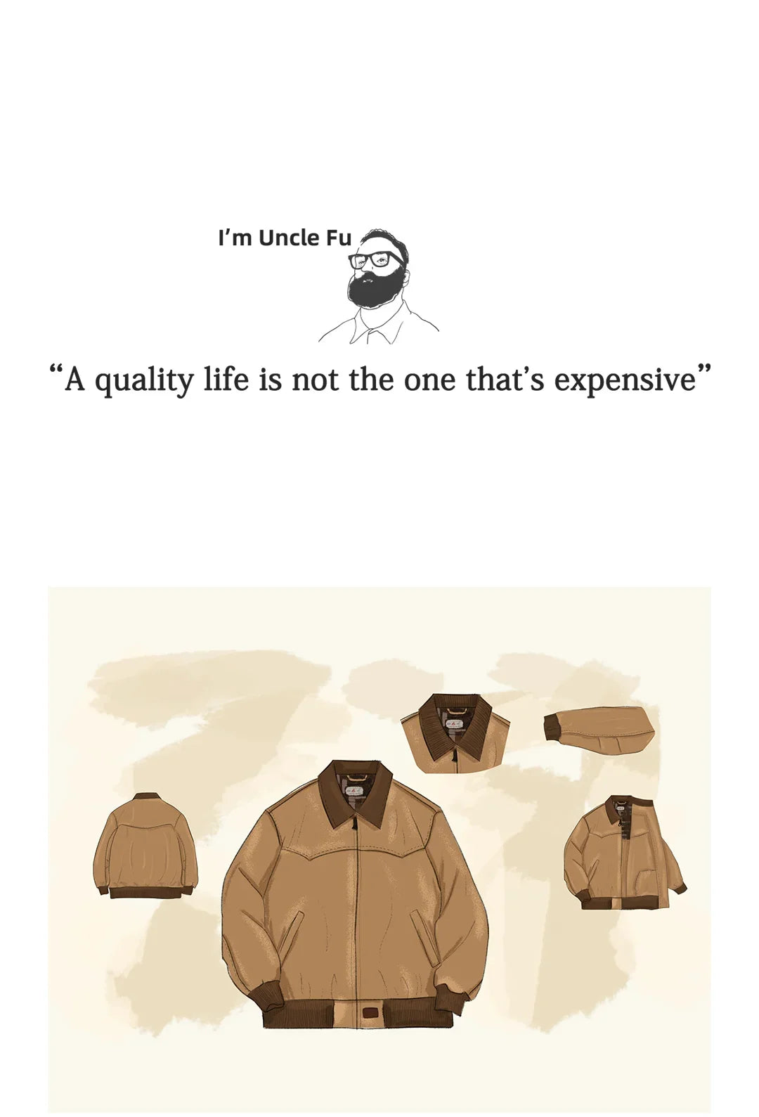 Retro Heavyweight Santafe Canvas Jackets Cotton Corduroy Lapel Ribbed Hem Cuffs Short Jacket for Men's Autumn Overcoat