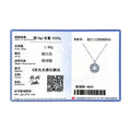 Real 925 Sterling Silver Lucky Snowflake Pendant Necklace for Women Fine Jewelry 2021 New Bijoux Girl Christmas Gifts