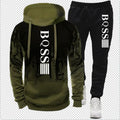 Winter hoodie set, pants, casual jogging clothes, sportswear, sportswear