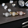 Oval Cut 1.5ct Moissanite Rings for Women A Half Diamond Band S925 Sterling Silver Engagement Party Gift Passed Tester