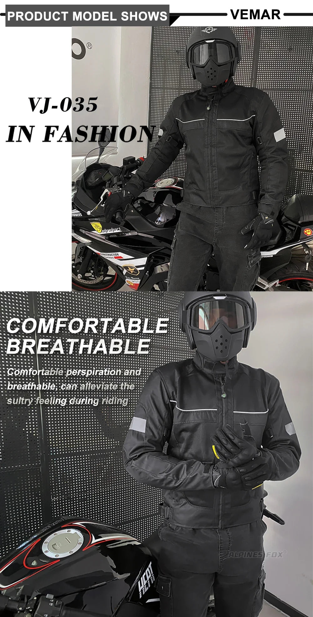 Summer Motorcycle Jacket Men's Motocross Jacket Motorcyclist Jacket Protective Gear Coat Racing Reflective Oxford Clothing M-5XL