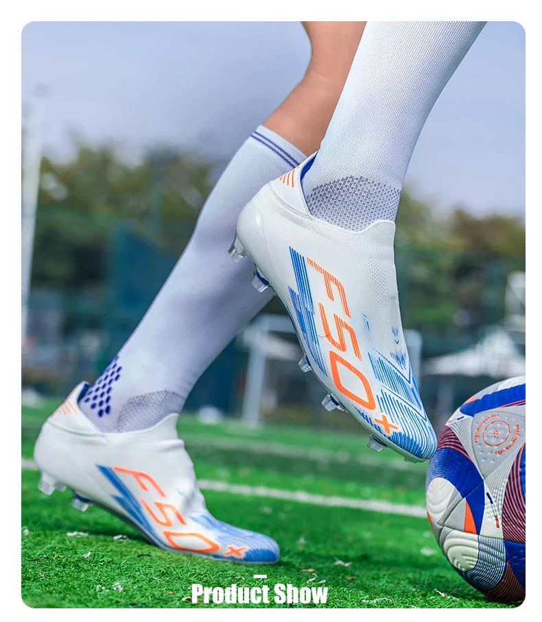 New Men's Soccer Shoes Grass Cleats Futsal Non Slip Indoor Ultralight Fg Turf Football Boots Sport Comfortable Adult Non-Slip
