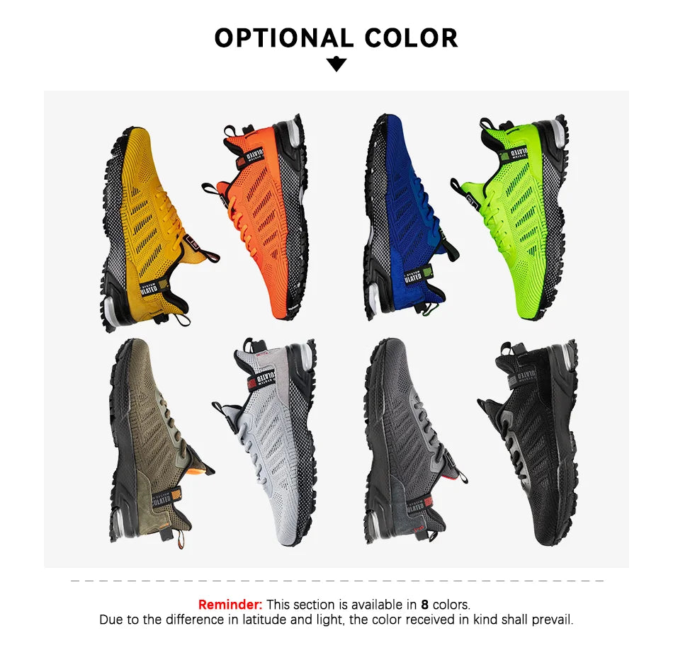 Men Running Shoes Lightweight Breathable Jogging Sport Shoes Male Lace-up Fashion Comfort Casual Sneakers Non-slip