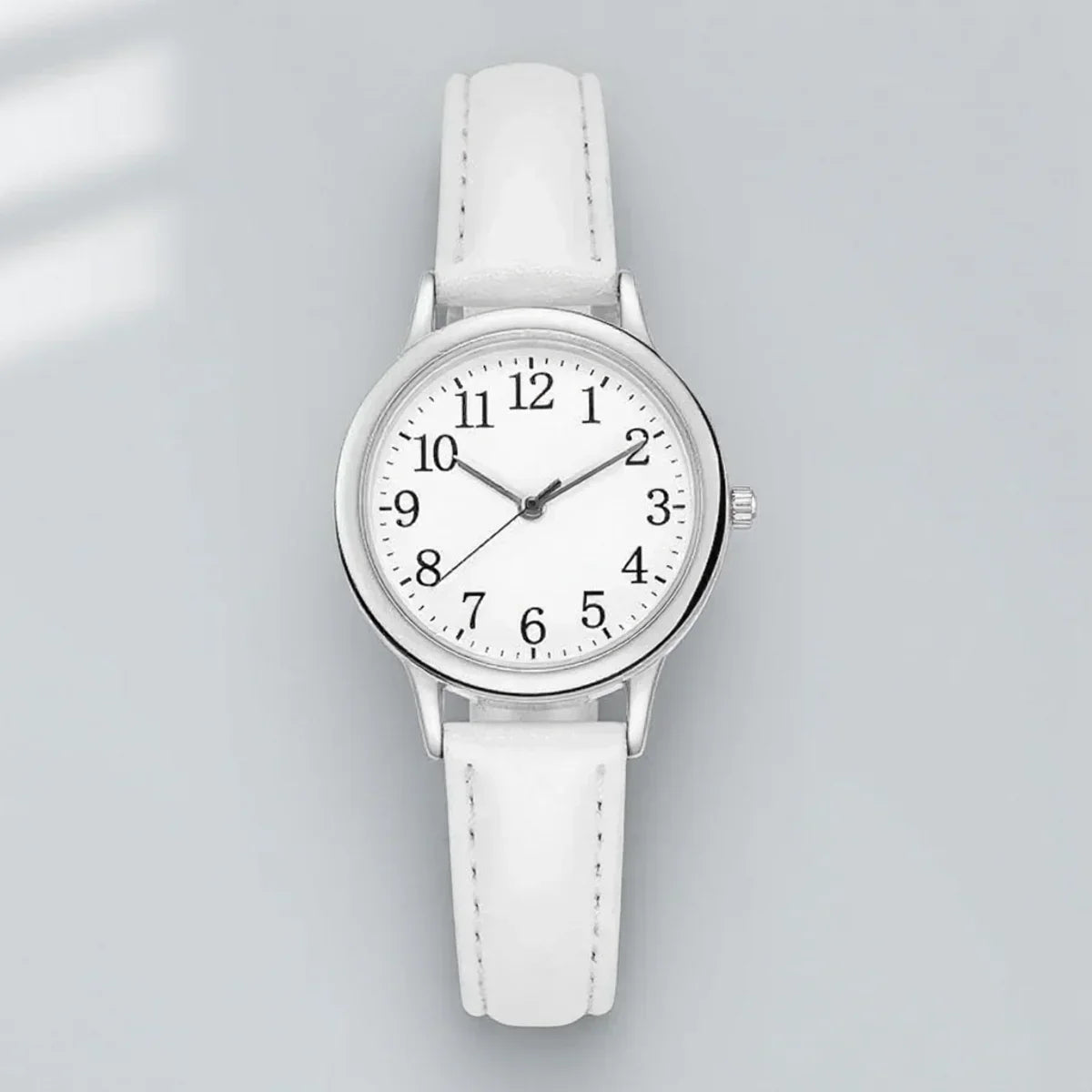 Women Quartz Watch Fashion Simple Dial Thin Bracelet Easy to Read Numerals Ladies Wristwatch Casual Stylish Watch for Women