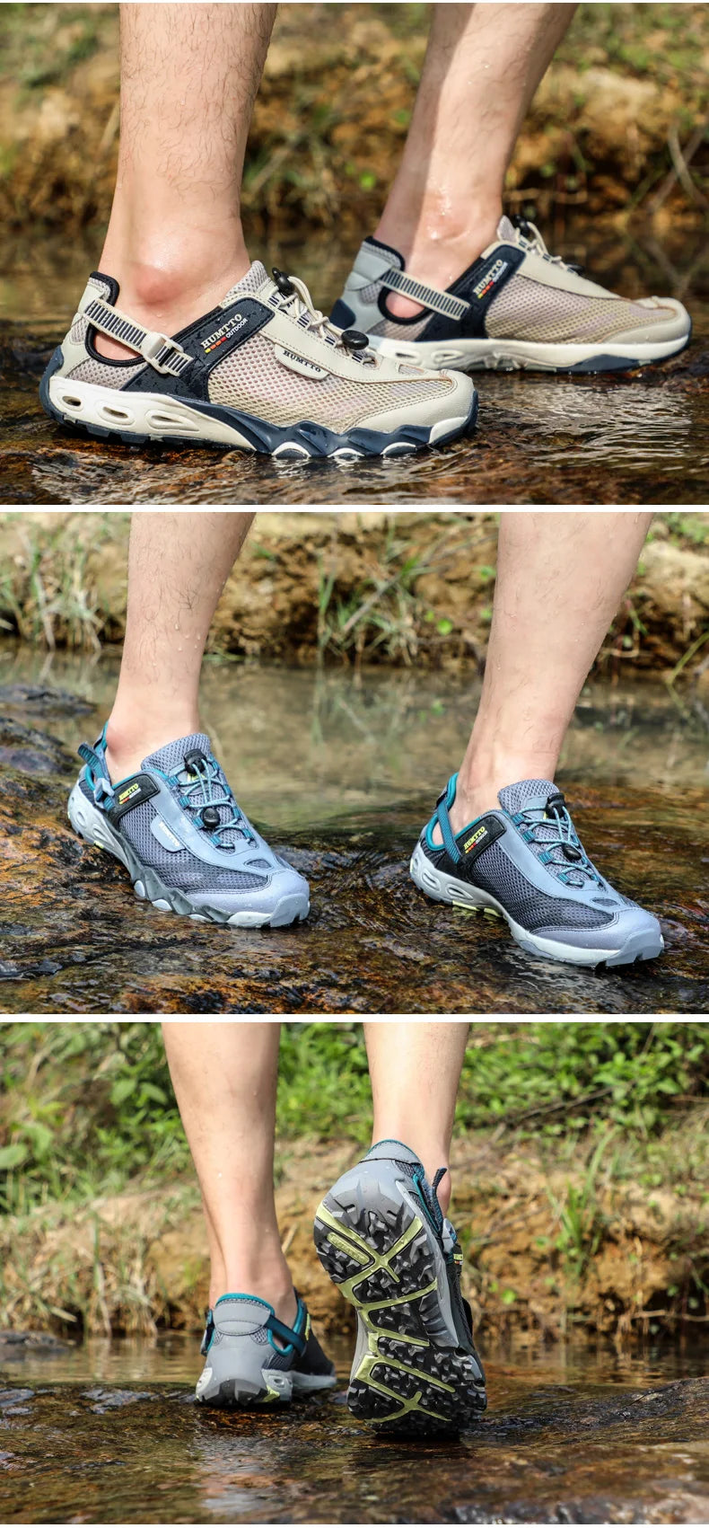 Summer Wading Hiking Shoes for Men Outdoor Man Sneakers Breathable Quick Drying Sports Trekking Beach Barefoot Mens Shoes
