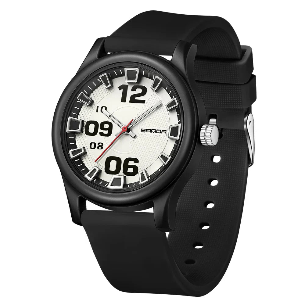Fashion women's watches, simple casual Soft silicone strap lady watches waterproof, nurse watches for woman, ladies wristwatch