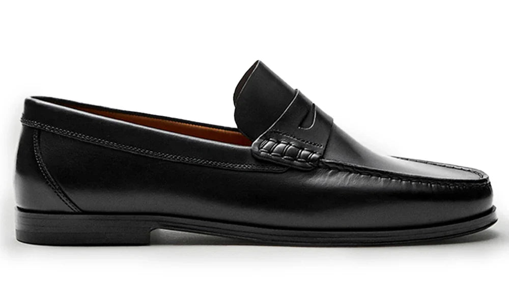 Men's Calf Leather Loafers Breathable Slip-On Casual Moccasins Cowhide Shoes Comfortable Fashion Footwear for Everyday Use