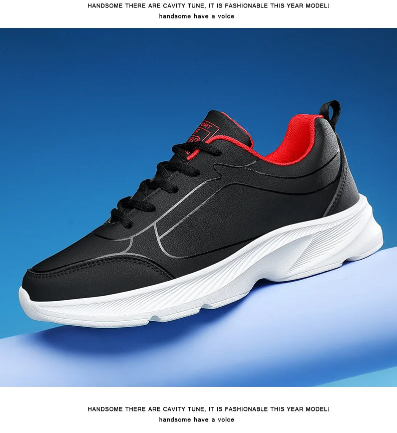 Road Running Shoes Unisex Waterproof Running Shoes Comfortable Athletic Shoes Waterproof and Slip-Resistant Travel Shoes