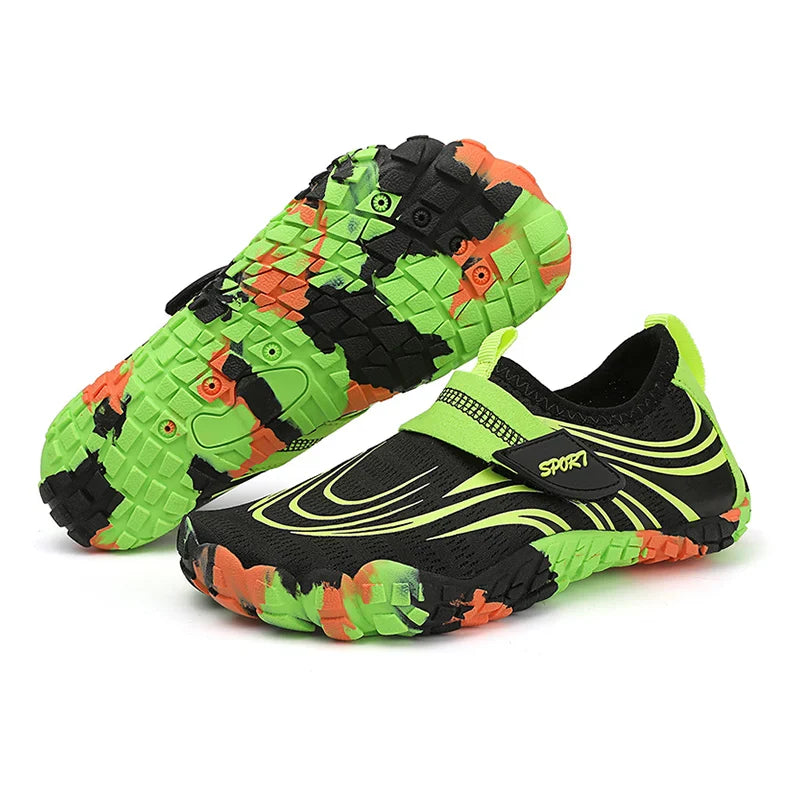 Summer Breathable Barefoot Water Shoes for Kids Boys Beach Sport Anti-Slip Indoor Children Casual Fitness Running Shoes