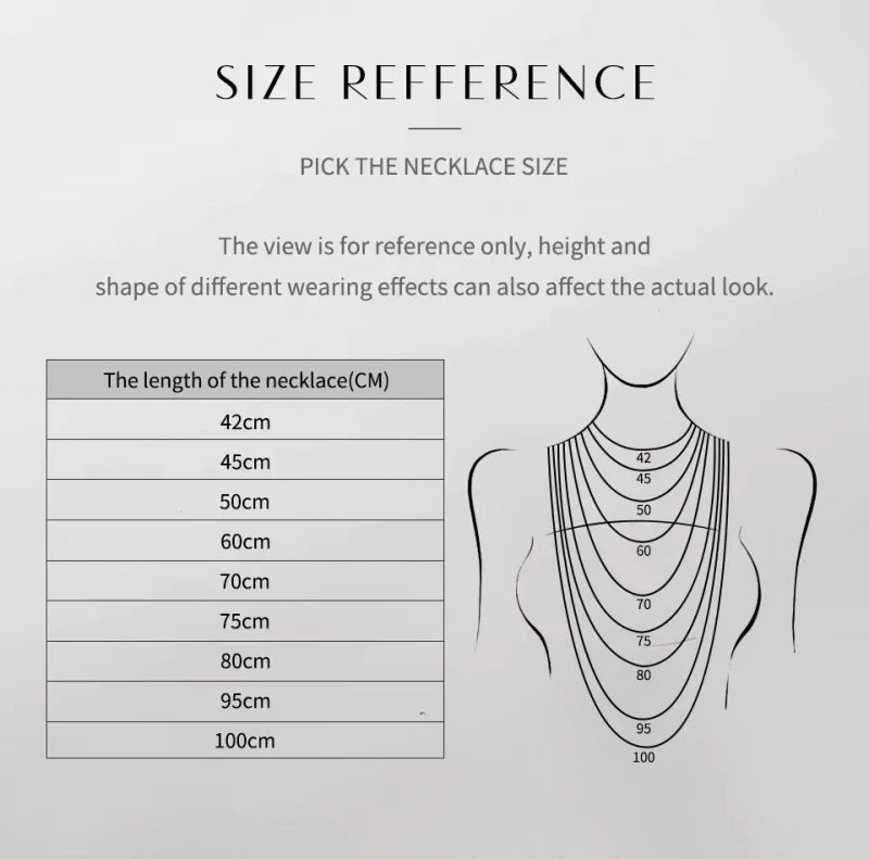 -100% S925 Sterling Silver Plated 18K Gold Necklace with Full Diamond Circle Style Japanese and Korean K Gold Collar Chain