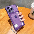 Shockproof Clear Card Slot Soft TPU Phone Bags Case For iPhone 17 16 15 14 Plus 13 12 11 Pro Max Air Silicone Bumper Back Cover