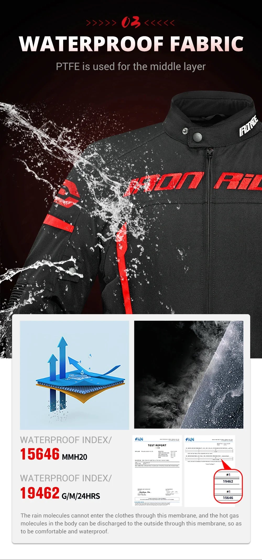 Motorcycle Jacket Waterproof Motorcross Jacket Pants Moto Jacket Windproof Riding Motorbike Clothes With Protective Gear M-3XL