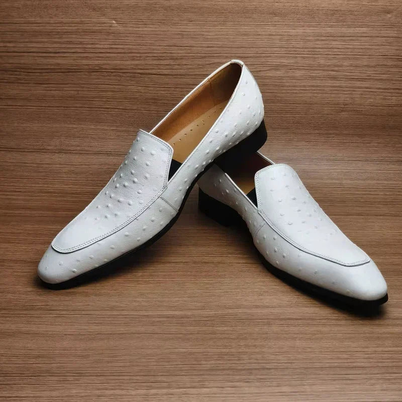 Premium Fashion Men's Casual Shoes Loafer for Men Camel Design Slip-on Mens Dress Leather Daily Wear Zapatos De Vestir Hombre