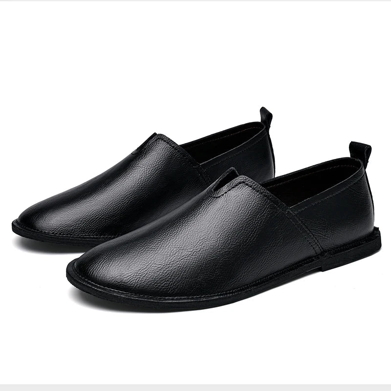 Large Men'S Soft Soled Retro Casual Loafers Comfortable And Non Slip Designed Purely By Hand For Casual Business Shoes 38-47