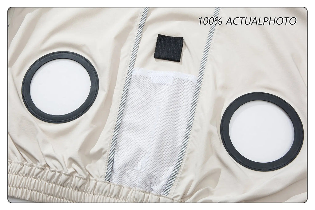Cool Jacket Men's Hot Weather Work Fan Coat USB Refrigeration Air Conditioning Clothes Women's Body Cooling Fishing Clothes Vest