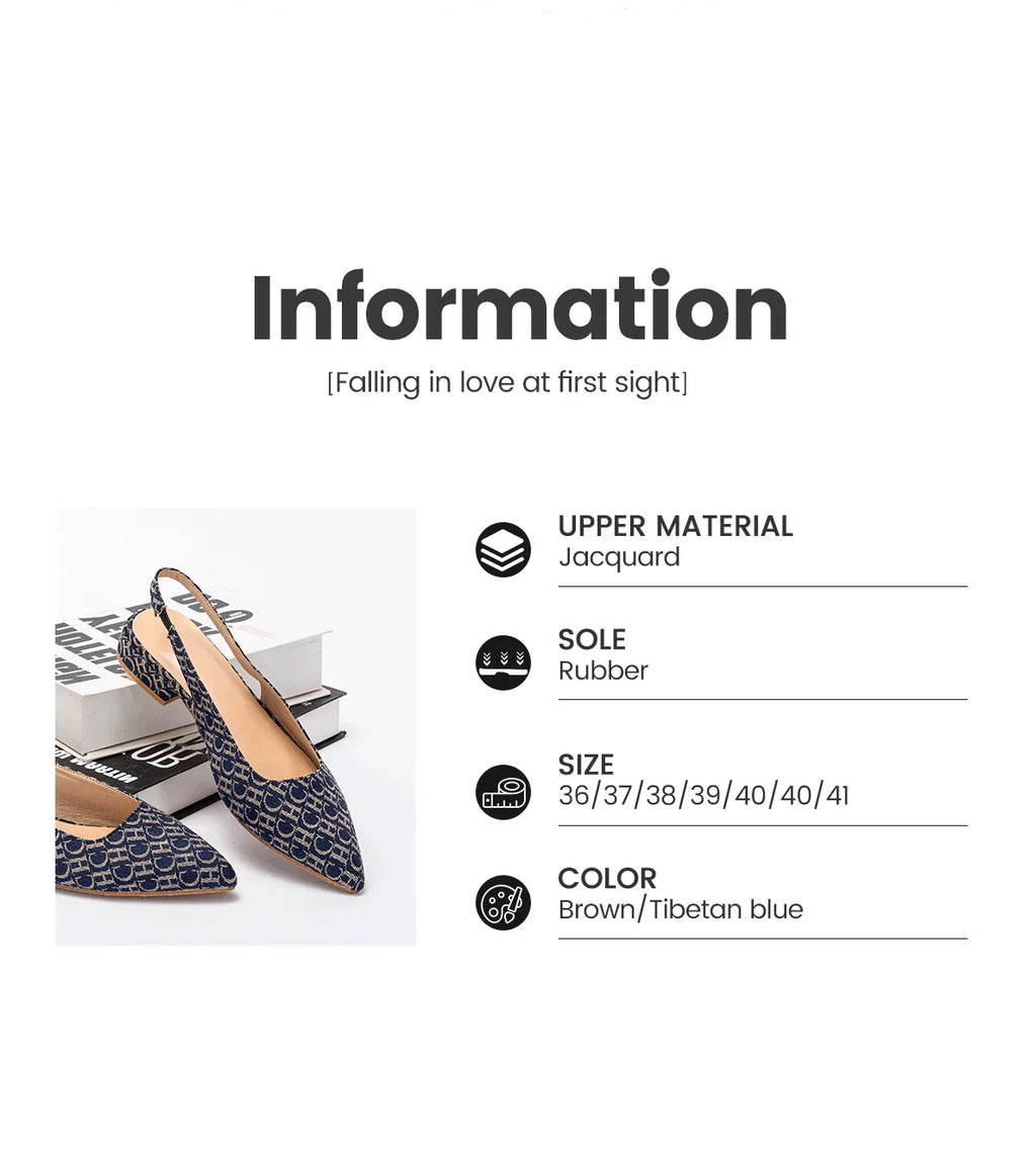 For Women with Follow-Up Shoes, Low Heel Commuting Office Letter Design Women's Sandals