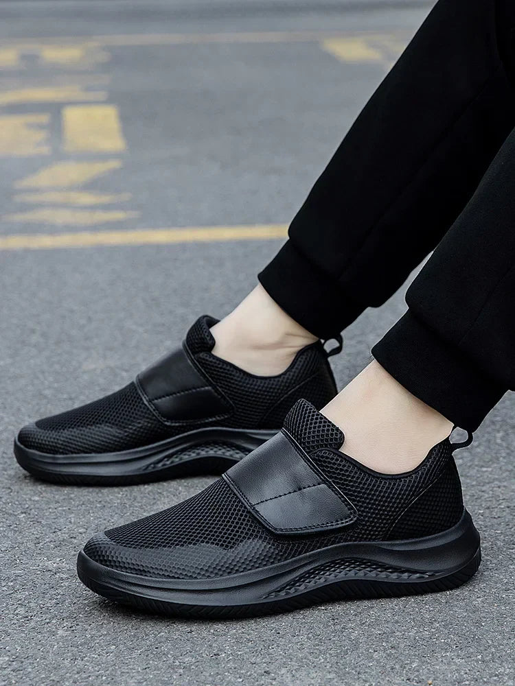 Men Orthopedics Wide Feet Swollen Walking Casual Shoes Thumb Eversion Adjusting Soft Comfortable Diabetic Man Shoes Big Size