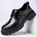 Spring Autumn New Increase Leather Shoes for Men Black Business Casual Platform Shoes Male Fashion High Quality Dress Shoe Man