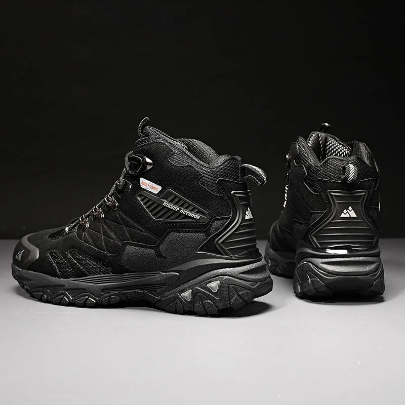 Hiking Boot Men Outdoor Boots Suede High Top Trekking Sport Men Shoes Rainproof Tactical Combat Military Boots