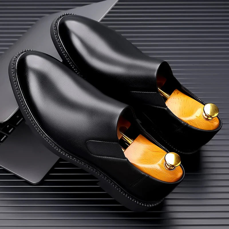 Italian Formal Shoes Mens Dress Shoes Business Leather Wedding Dress Man Oxford Shoes For Men Office Scarpe Uomo Eleganti