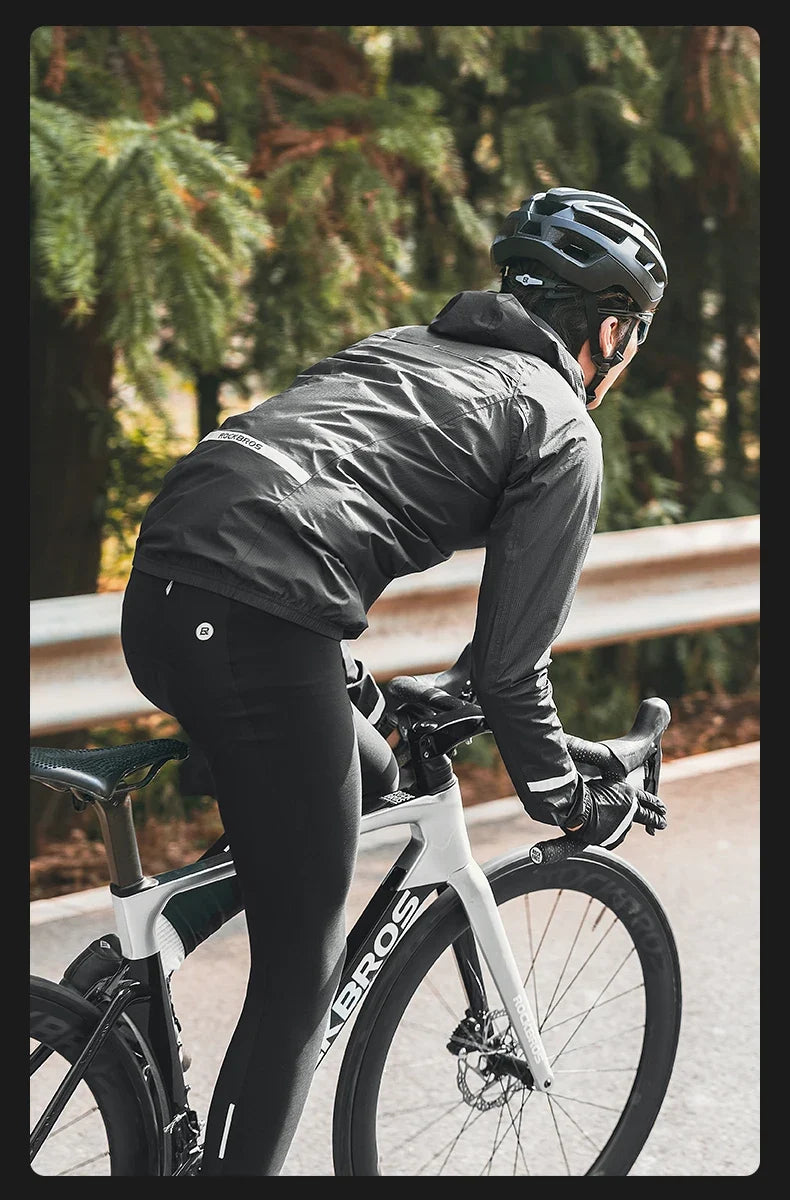 Raincoat Cycling Men Waterproof Jacket Bike E-bike Motorcycle Rainwear Reflective Logo Fishing Climbing Jacket