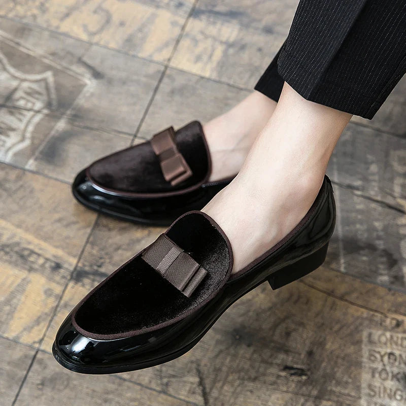 38~48 Mens Dress Italy Paty Leather Wedding Luxury Designer Flats Business Formal Gentleman Casual Driving Shoes for Men Loafers
