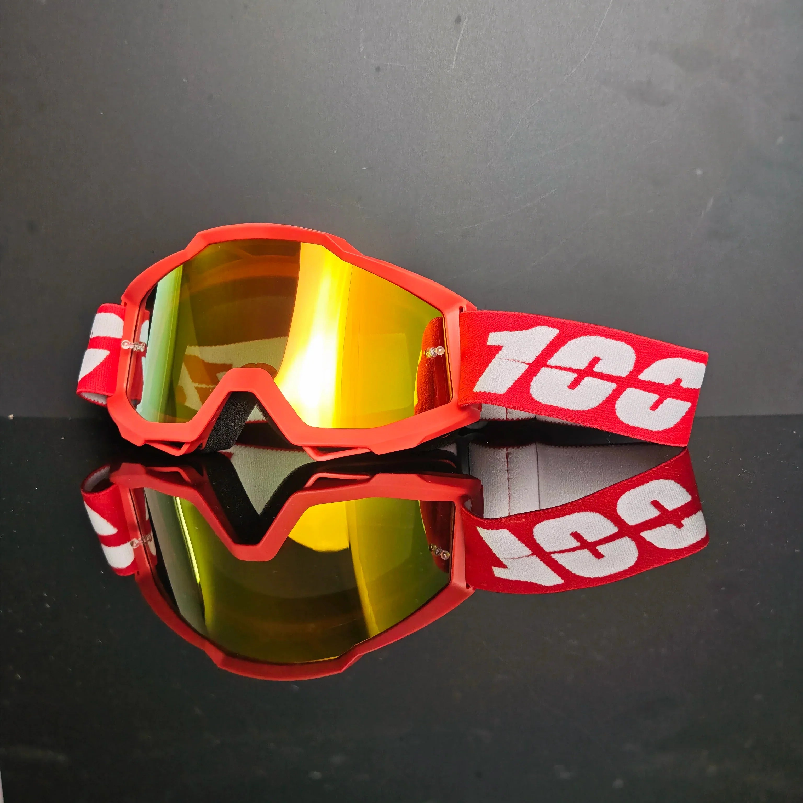 100 Motorcycle Goggles Cycling Glasses Outdoor Off-Road Ski Outdoor Sport MX ATV Dirt Bike Racing Motocross