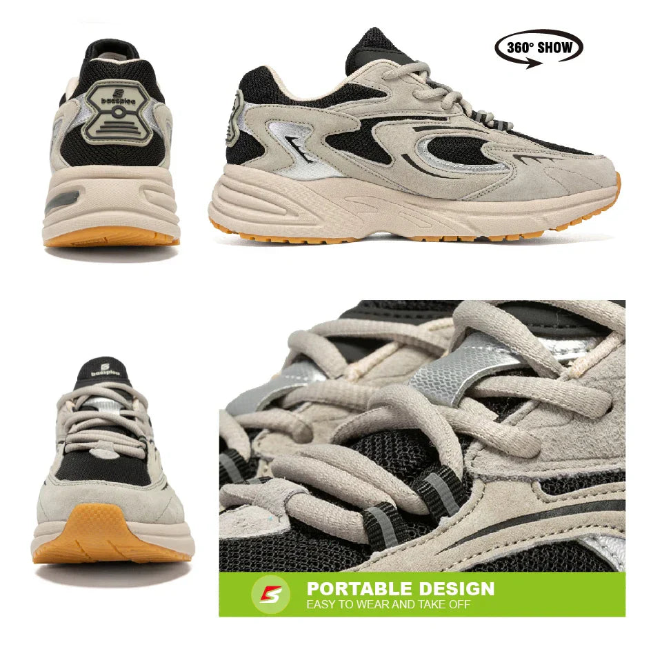 New Running Shoes Men Outdoor Fashion Lightweight Mesh Sports Shoes Male Casual Breathable Non-Slip Walking Shoes