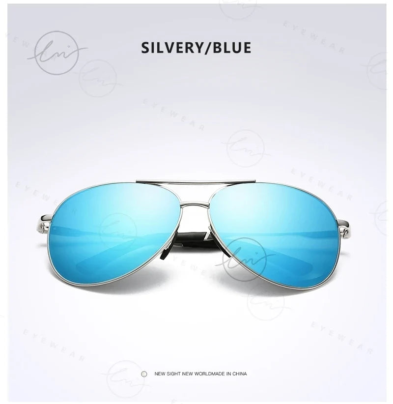 Classic Pilot Sunglasses Polarized Man Anti-Glare Safe Driving Glasses Woman Fishing Goggles Unisex UV400 Gafas De Sol