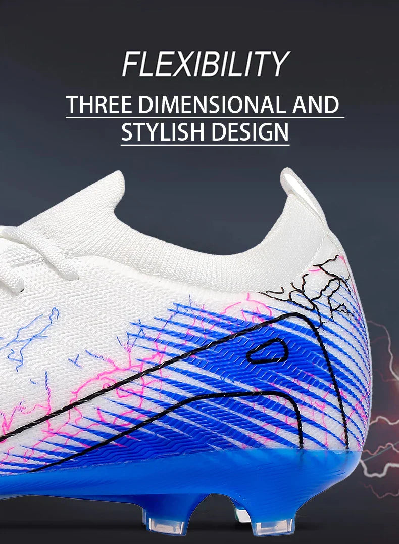 New Men's Football Boots Cleats Non-Slip Sneakers Training Soccer Shoes Top Quality FG Wholesale Drop Shipping Unisex Adult