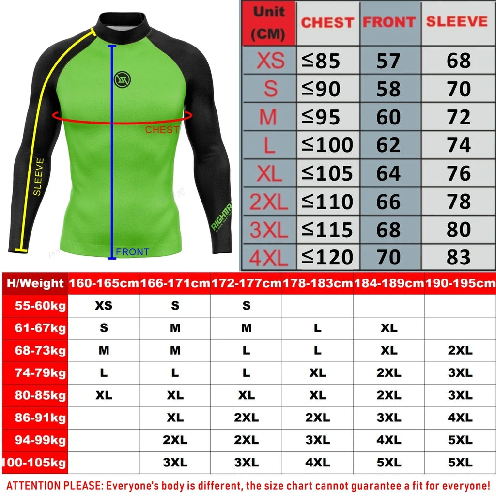 RT Men's Rashguard Surfing Shirt Camo Long Sleeve Diving Sun Screen Beachwear Snorkeling UV Protection Swimwear New's