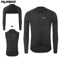 Men's Cycling 2-in-1 Jacket Waterproof Windproof Bicycle Jersey 6 pockets breathable Road Bike Gilet MTB Riding Clothes