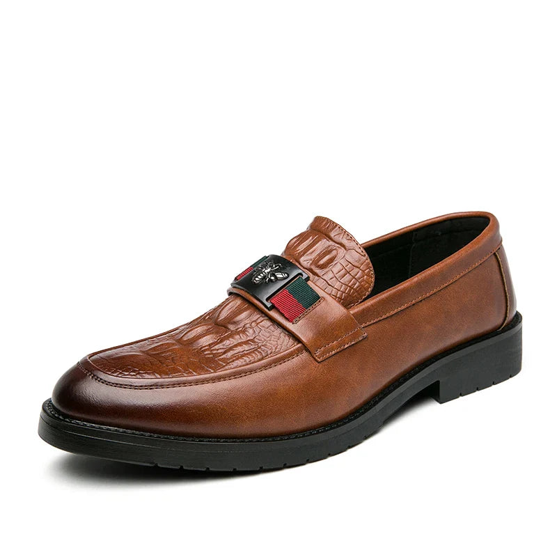 British pointy casual shoes men's nightclub hairstylist European station men's shoes lazy bean shoes fashion shoes